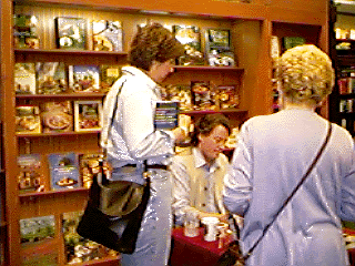 Signing books